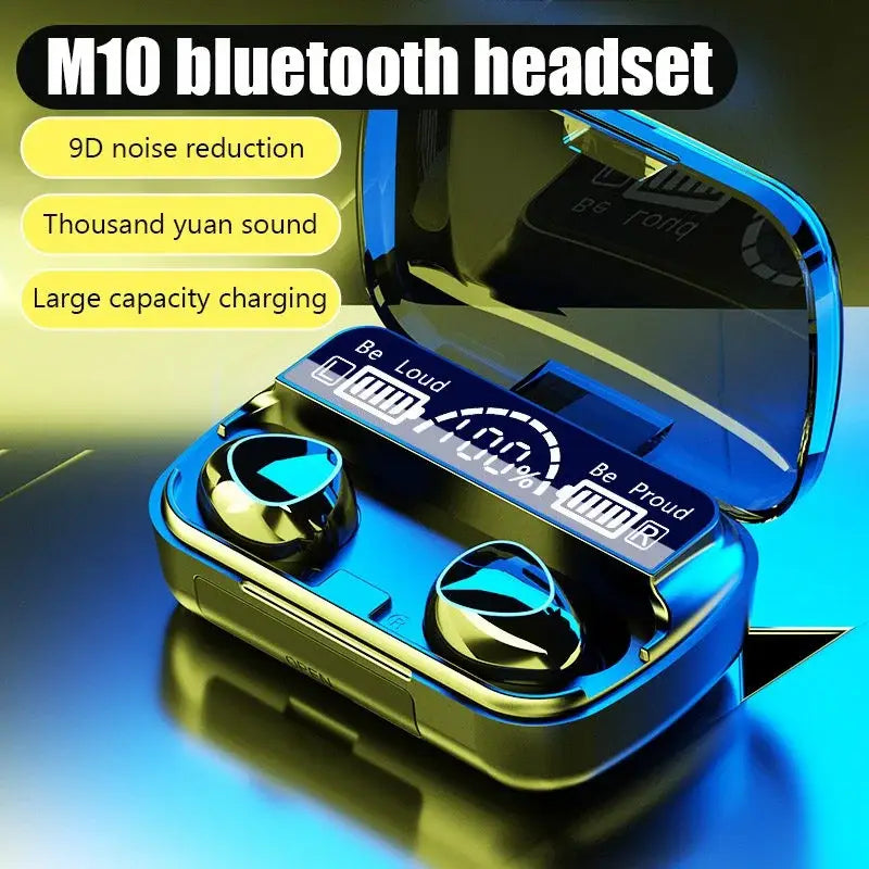 M10 Bluetooth Earphones - Wireless HiFi Stereo Earbuds with Noise Cancelling 1 reviews