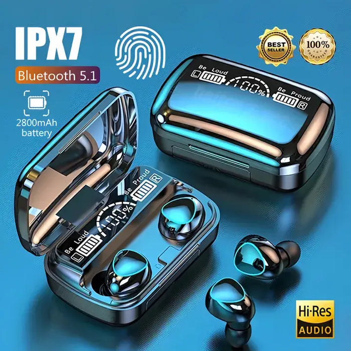 M10 Bluetooth Earphones - Wireless HiFi Stereo Earbuds with Noise Cancelling 1 reviews