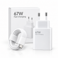 67W Fast Charging Adapter with USB-C Cable – High-Speed Power Charger