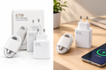 67W Fast Charging Adapter with USB-C Cable – High-Speed Power Charger