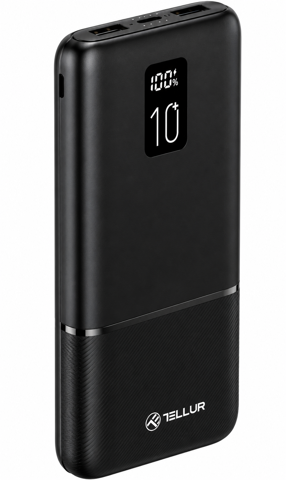 TELLUR Boost Pro 10000mAh Power Bank – 20W PD Fast Charging, QC 3.0 & Digital Display