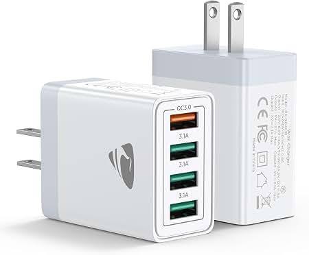 40W Fast Charging Adapter – Multi-Port USB-C PD Charger